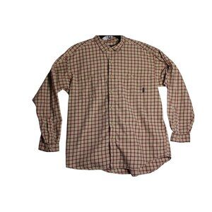 Patagonia Plaid Organic Cotton Light Flannel Shirt Men's XL